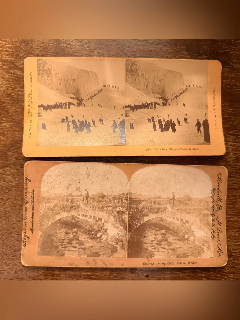Rare Vintage stereoview pictures